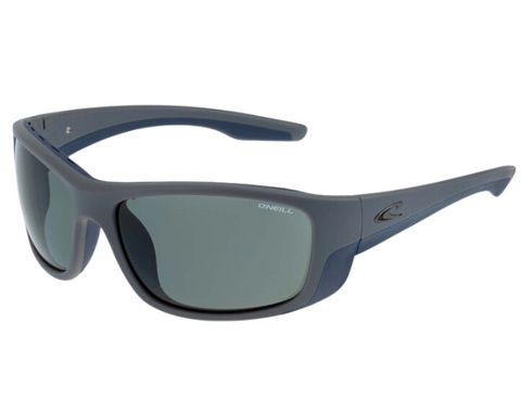 Grey and dark blue sunglasses with O'Neill branding