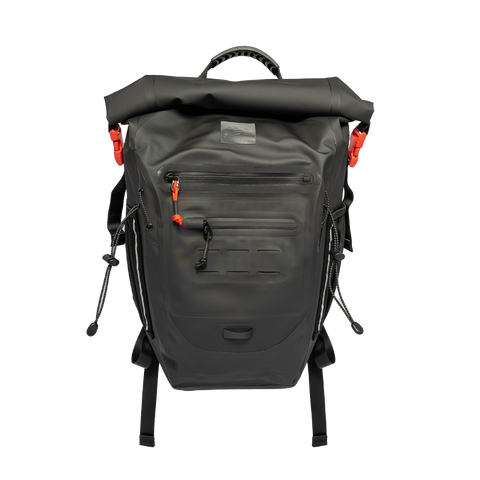 Red Original 30ltr waterproof backpack in Black