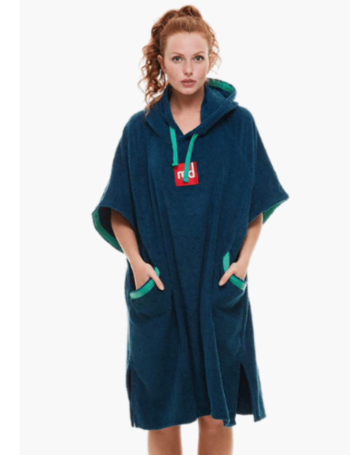 Smiwing Robe Red Original Luxury Towelling Change Robe for Swimmers and Paddlers ...