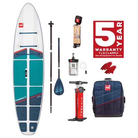 Red Paddle Co Compact 11' Premium Paddleboard Package