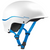 White helmet with blue trim for whitewater kayaking and rafting made by Palm Equipment